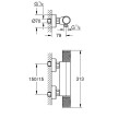 Torneira bicomando de duche termostática Grohtherm 1000 Performance, Grohe 34827000