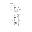 Torneira bicomando de duche termostática Grohtherm 500, Grohe 34793000