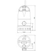 Bomba drenagem Unilift CC5 M1 sem interruptor nível, 230 V, Grundfos 96280965