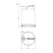 Bomba drenagem Unilift AP 12.40.06.1 sem interruptor de nível, 230 V, Grundfos 96001720