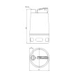 Bomba efluentes Unilift AP 35.40.06.1V sem interruptor de nível, 230 V, Grundfos 96001796