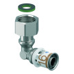 Joelho com porca móvel 16 mm x 1/2" multicamada UniPipe 1070612 Uponor