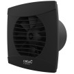 Extrator U-Confort UC-10 HYGRO preto, saída 100 mm, 110 m3/h, com detetor de humidade e temporizador, CATA 01202200