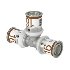 Tê simples 16 mm multicamada Unipipe, Uponor 1070560