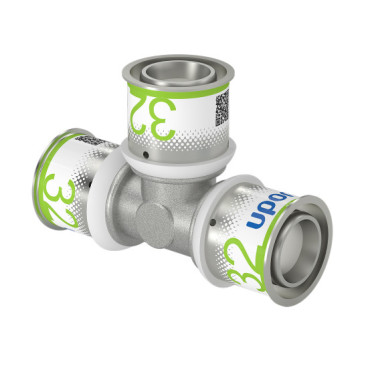 Tê simples 32 mm multicamada Unipipe, Uponor 1070563