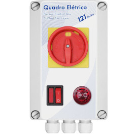 Quadro de comando e proteção com alarme para 1 bomba com interruptor de nível 1x230V (1,6-2,5A)