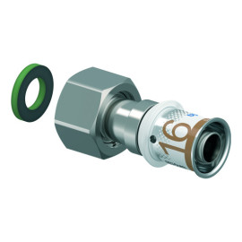 Porca terminal 16 mm x 1/2" multicamada UniPipe 1070602 Uponor