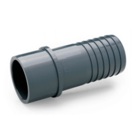 Adaptador canelado liso 20 mm PVC pressão colar, EN1452-3, PN16