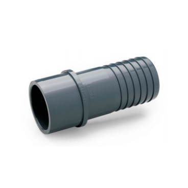 Adaptador canelado liso 25 mm PVC pressão colar, EN1452-3, PN16