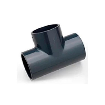 Tê simples PVC pressão colar 25 mm, EN1452-3, PN16