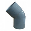 Curva PVC 50 mm a 45º Colar EN1329 PN4