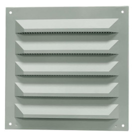 Grelha de ventilação persiana 12 x 12 cm plástico