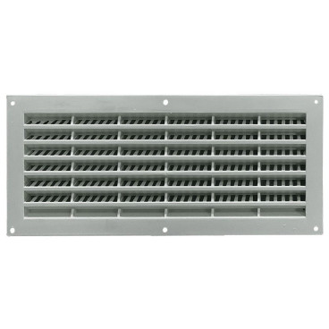 Grelha de ventilação persiana 25 x 10 cm plástico