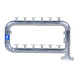 Bateria 2''1/2 galvanizada 2 filas - 18 contadores