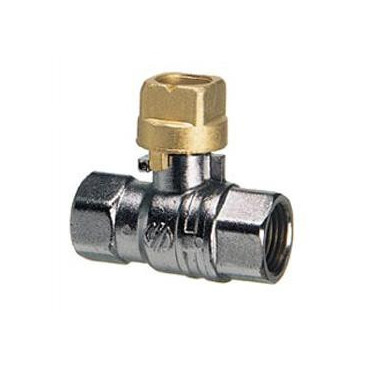 Válvula esfera Nilo 1/2'' com dado 20 mm, PN25 passagem reduzida, Arco 165103