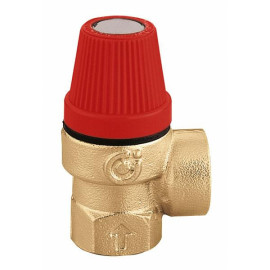 Válvula segurança 1/2''x3/4'' fêmea-fêmea 3 bar, Caleffi 311430