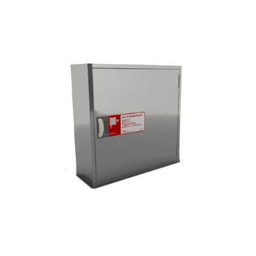 Carretel 20 m em caixa inox simp 65 x 65 x 25 cm (Inox A304 1 mm)