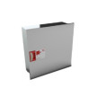 Carretel 20 m caixa Top inox encastre 75 x 80 x 26 cm (Inox A304)